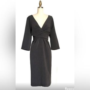 COPY - ABS Essentials Gray Sheath Wiggle Dress